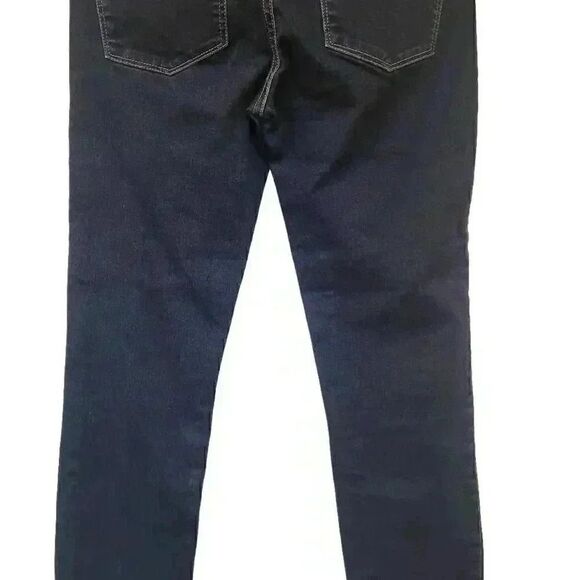 Banana Republic Women's Dark Blue Wash Cotton/Poly/Spandex Skinny Fit Jeans - Picture 12 of 15